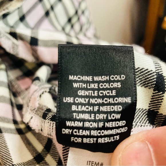 TORRID Sz 1 Flannel Plaid Hooded Drawstring at Waist Snap Buttons Anorak Shacket - Picture 14 of 16